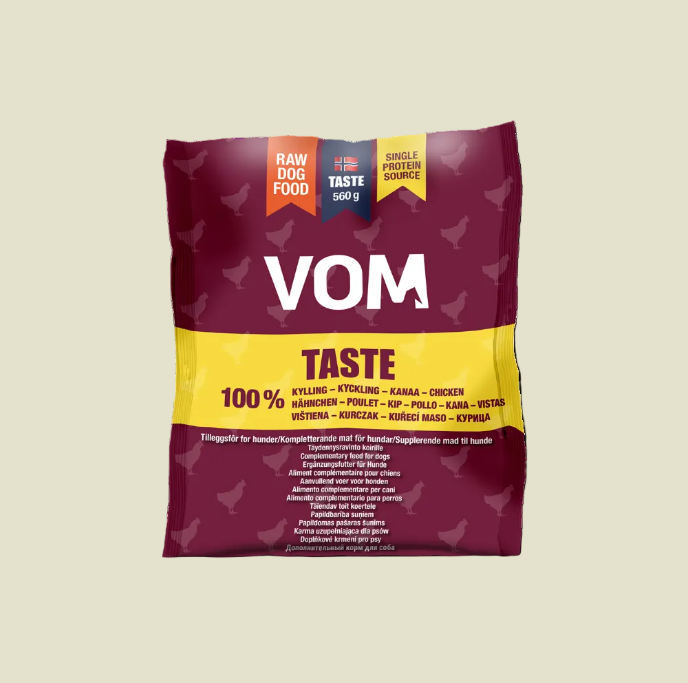 TASTE Kylling – 2,5 kg pose